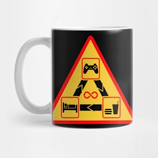 Eat Sleep Game Repeat - Gamer Life Mug